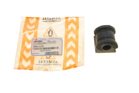 Втулка стабілізатора (переднього) VW Polo/Skoda Roomster/Fabia 99- (d=16mm) (opt-om) ASMETAL 38AU2000