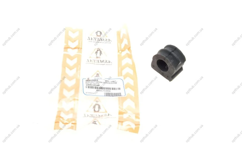 Втулка стабилизатора (переднього) Audi A3/TT/Skoda Octavia/Bora/VW Golf (d=19.7mm) (opt-om) ASMETAL 38AU3002 (фото 1)