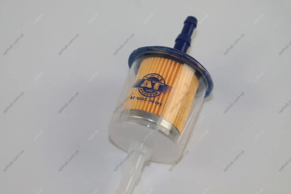 Фільтр паливний Газель, Волга, УАЗ, ВАЗ 2101-09 (з гориз. расст.) (виробництво АТ) AT AT 0503-001-FF (фото 1)