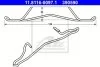Монтажний набір гальмівних колодок передн DAEWOO ESPERO, LANOS, NEXIA OPEL ASCONA C, ASTRA F, ASTRA F CLASSIC, CALIBRA A, KADETT E, OMEGA A, VECTRA A, VECTRA B 1.4-2.4 08.84- ATE 11811600971 (фото 1)