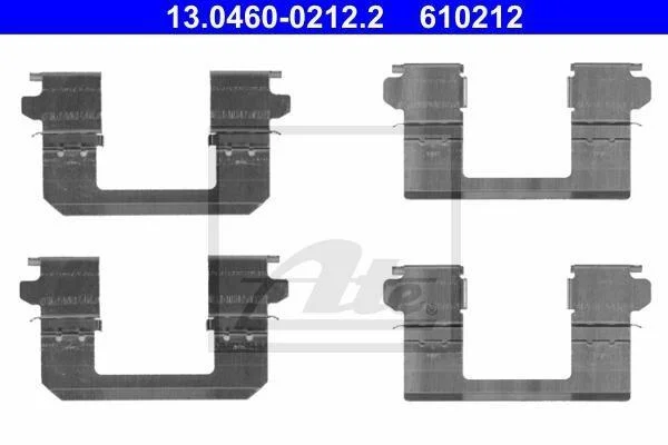 Комплект монтажних колодок ATE 13.0460-0212.2 (фото 1)