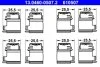 Монтажный к-кт тормозных колодок ATE 13-0460-0507-2-02 (фото 1)