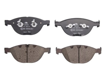 Колодки гальмівні дискові, комплект ATE 13046072102