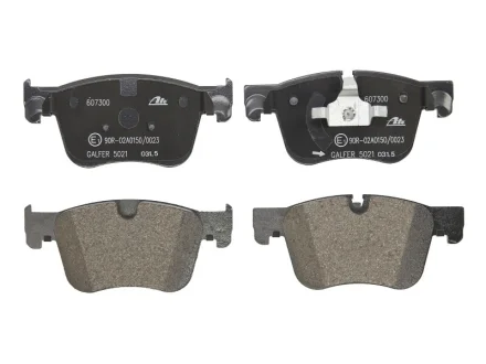 Комплект гальмівних колодок передн, CITROEN C4 GRAND PICASSO II, C4 PICASSO II, C4 SPACETOURER, GRAND C4 SPACETOURER OPEL GRANDLAND / GRANDLAND X PEUGEOT 308, 308 II 1.2-2.0D 02.13- ATE 13.0460-7300.2