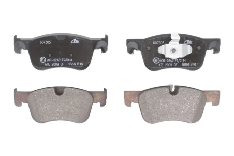 Комплект гальмівних колодок передн, CITROEN BERLINGO, C4 GRAND PICASSO II, C4 PICASSO II, C4 SPACETOURER, GRAND C4 SPACETOURER 1.2-2.0D 02.13- ATE 13.0460-7305.2