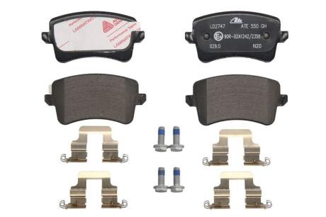 Комплект гальмівних колодок ATE 13.0470-2747.2