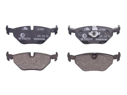 Колодки тормозные дисковые керамические комплект ATE 13047070902