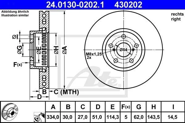 Гальмівні колодки ATE 24.0130-0202.1 (фото 1)