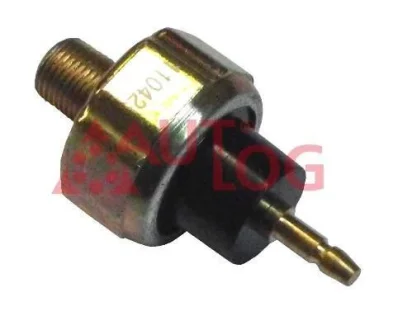 Датчик тиску масла (0,4Бар, 1 pin, чорн) ACURA INTEGRA, LEGEND II HONDA ACCORD III, ACCORD IV, ACCORD V, ACCORD VI, ACCORD VII, CIVIC IV, CIVIC V, CIVIC VI, CIVIC VII, CONCERTO 1.2-3.5 01.85- AUTLOG AS2085