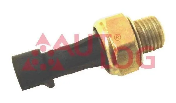 Датчик тиску масла (0,3Бар, 1 pin, чорн) ALFA ROMEO 145, 146, 147, 155, 156, 159, 166, BRERA, GT, GTV, SPIDER CHEVROLET AVEO / KALOS FIAT 500, 500 C, BARCHETTA, BRAVA, BRAVO I 0.65-3.0 10.80- AUTLOG AS2113 (фото 1)