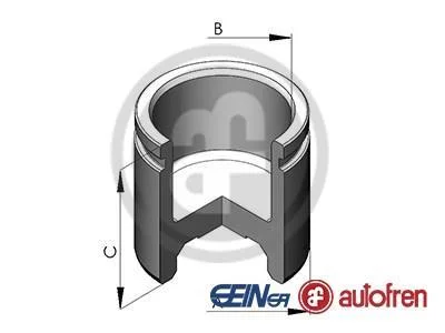 Комплект поршнів супорта AUTOFREN D025133