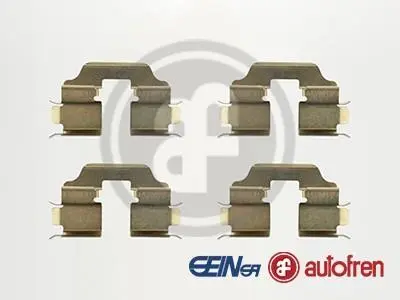 Монтажний набір гальмівних колодок задн NISSAN JUKE RENAULT CAPTUR II, CLIO V, FLUENCE, GRAND SCENIC III, MEGANE, MEGANE III, MEGANE IV, SCENIC III, ZOE 1.0-Electric 11.08- AUTOFREN D42401A (фото 1)