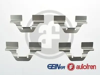 Монтажний набір гальмівних колодок задн CITROEN BERLINGO, BERLINGO MULTISPACE, C5 II, C5 III PEUGEOT 308 I, 407, 607, PARTNER, PARTNER TEPEE SKODA FABIA II, ROOMSTER PRAKTIK 1.2-Electric 02.00- AUTOFREN D42684A (фото 1)