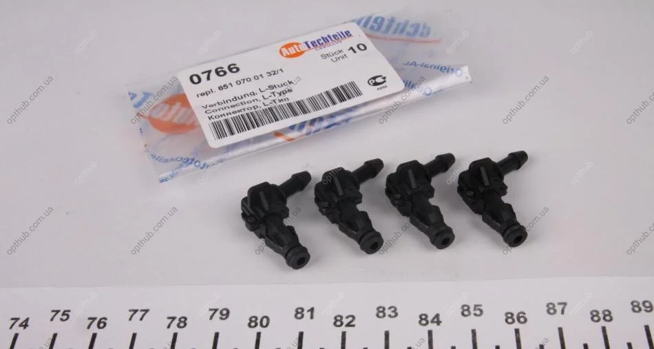 Штуцер шланга зливу Г-подібний MB OM651 (0766) (opt-om) AUTOTECHTEILE 100 0766 (фото 1)