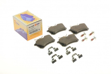 Колодки гальмивни (задни) VW Caddy III 04-/Peugeot 308 07-/Citroen C4 04- (87.6x52.9x15.2) UA63 AUTOTECHTEILE 369 8020