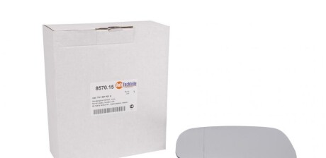 Скло дзеркала (з підігрівом) VW Caddy III 03- (L) (8570.15) (opt-om) AUTOTECHTEILE 385 7015