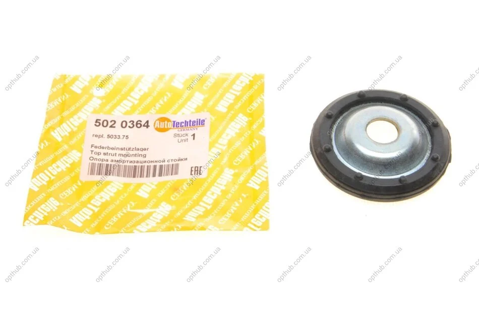 Тарілка пружини Citroen Berlingo 08- UA63 AUTOTECHTEILE 502 0364 (фото 1)