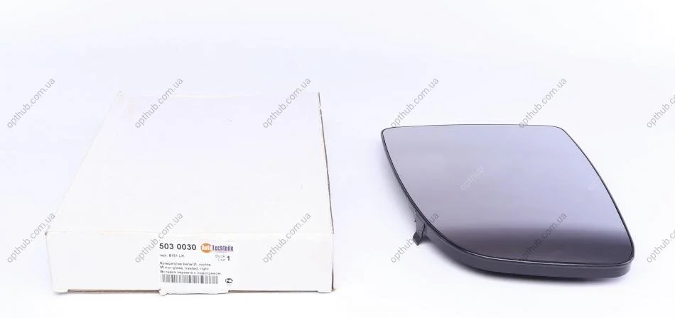 Скло дзеркала (з підігрівом) Citroen Jumper/ Fiat Ducato/ Peugeot Boxer 06- (R) UA63 AUTOTECHTEILE 503 0030 (фото 1)