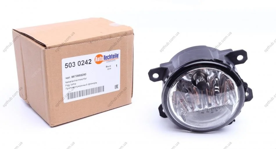 Фара протитуманна (передня) Citroen Jumper/ Fiat Ducato 06-/ Doblo 10-/ Peugeot Boxer 06- UA63 AUTOTECHTEILE 503 0242 (фото 1)