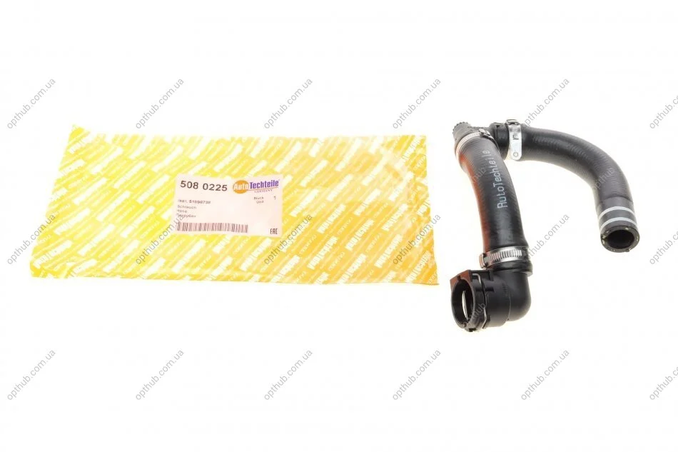Патрубок пички Fiat Doblo 1.3 Multijet 10- (opt-om) AUTOTECHTEILE 508 0225 (фото 1)