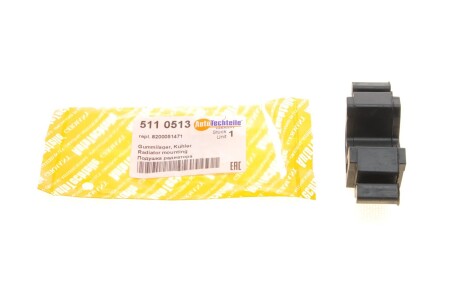 Подушка радіатора Renault Kangoo/Megane II 02- (opt-om) AUTOTECHTEILE 511 0513