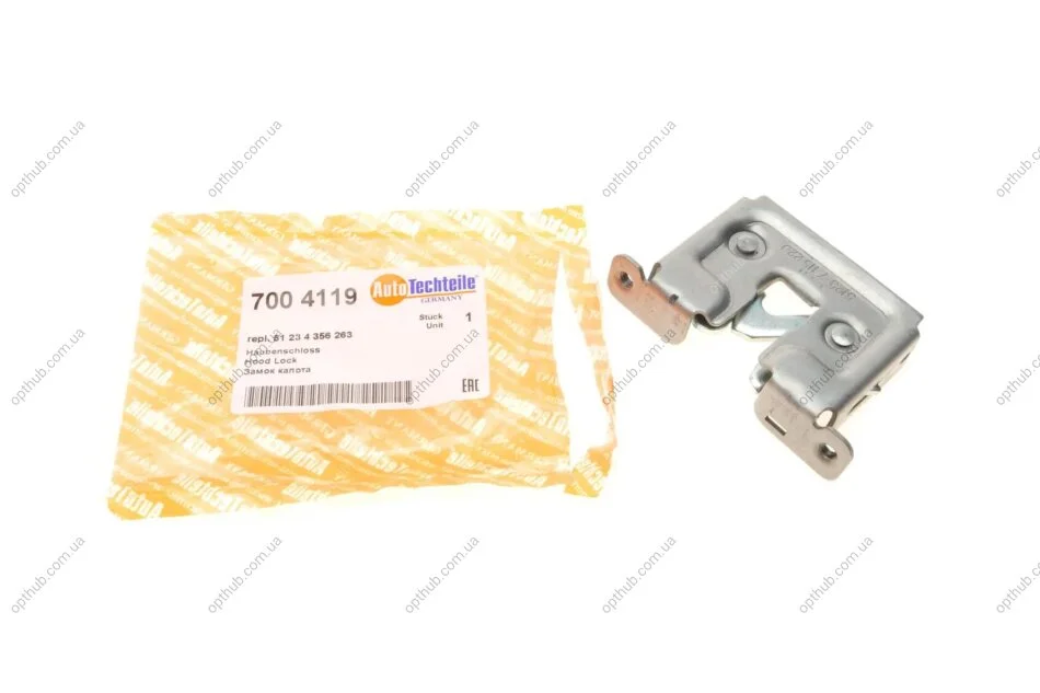 Замок капота BMW 3 (E90)/5 (E60) 03-12 (opt-om) AUTOTECHTEILE 700 4119 (фото 1)