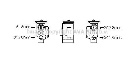 Расширительный клапан AVA COOLING AI1351