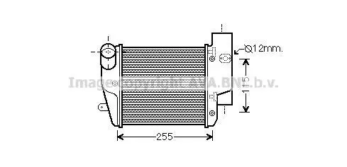 Інтеркулер Audi A6 2.7D/3.0D 04-11(AVA) AVA COOLING AIA4302 (фото 1)