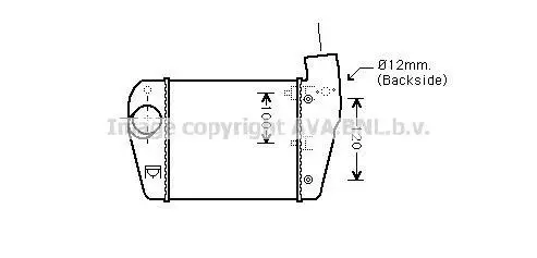 Інтеркулер AUDI A6 C6 (2004) A6 2.0 TDI (Ava) AVA COOLING AIA4350 (фото 1)