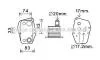 Радіатор масляний BMW 3 E46, E90 (98-), 5 E39, E60 (96-), X3 E83 (04-) 2.0D AVA AVA COOLING BW3555 (фото 1)