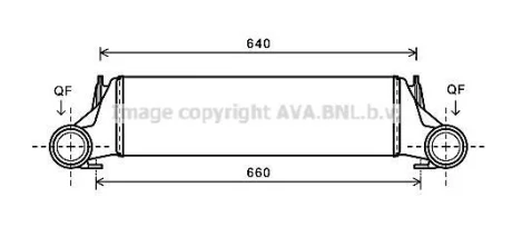 Інтеркулер AVA COOLING BW4421
