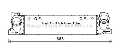 Інтеркулер AVA COOLING BW4467