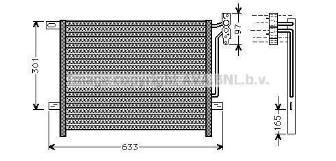 Радіатор кондиціонера BMW 3 E46 (98-) AVA AVA COOLING BW5203 (фото 1)