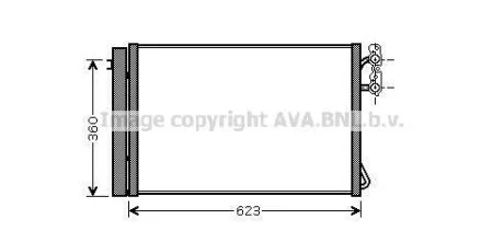 Радіатор кодиціонера CLEVER FIT AVA COOLING BWA5295D