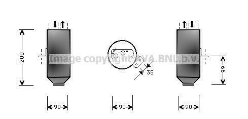 Осушитель кондиционера AVA COOLING BWD217 (фото 1)