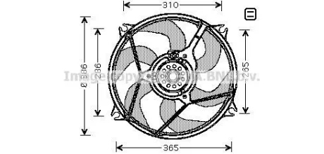 Вентилятор AVA COOLING CN7530
