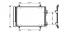 Конденсор кондиціонера C4/C4 PICASSO/P307 04- (AVA) AVA COOLING CNA5231D (фото 1)