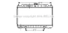 Радіатор, Система охолодження двигуна CLEVER FIT AVA COOLING DN2245 (фото 1)