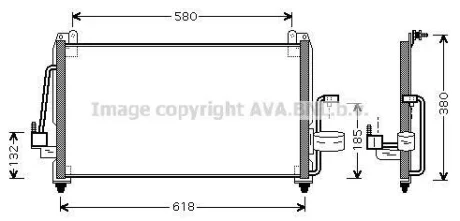 Радіатор кодиціонера AVA COOLING DW5040