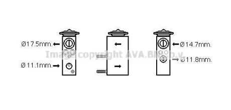 Розширювальний клапан AVA COOLING FD1462
