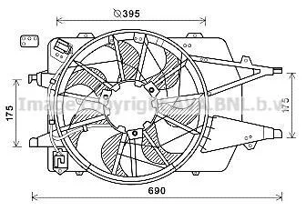 Вентилятор AVA COOLING FD7577