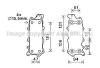 Радиатор масляный MB C-Class (07-), E-Class (09-)/Jeep Grand Cherokee (05-), Com AVA COOLING MS3685 (фото 1)
