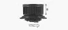 Вентилятор обогревателя салона MB ML (W164) (05-), GL (X164) (06-) AVA AVA COOLING MS8765 (фото 3)