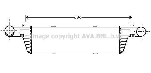 Інтеркулер MB E-Class W210 (98-) AVA AVA COOLING MSA4224 (фото 1)
