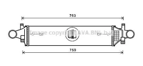 Интеркуллер AVA COOLING MSA4658
