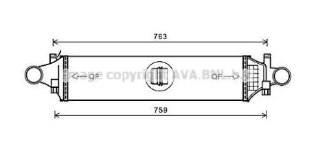 Інтеркулер AVA COOLING MSA4659