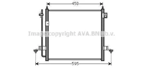 Радіатор кодиціонера CLEVER FIT AVA COOLING MT5218D