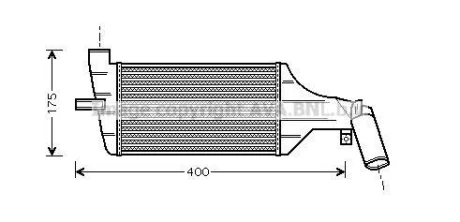 Інтеркулер AVA COOLING OLA4325