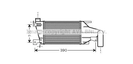 Інтеркулер AVA COOLING OLA4417