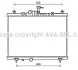 Радиатор, система охлаждения двигателя CLEVER FIT AVA COOLING RT2603 (фото 1)